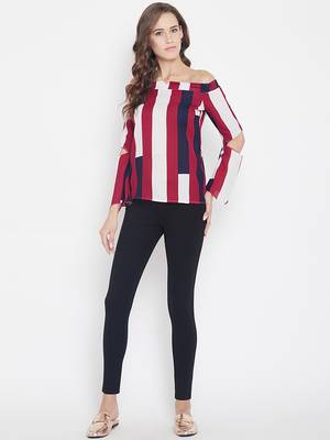 Multicolor printed georgette party-tops 1