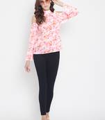 Multicolor printed georgette party-tops