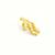 Nude Man Golden Earcuff Earclip For Women Without Piercing