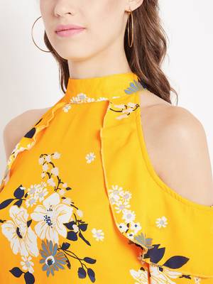 Multicolor printed crepe party-tops 5