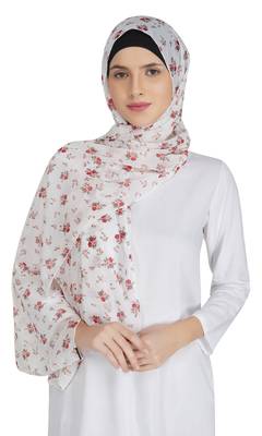 Ruqsar Floral Corsage Stole 1