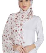 Ruqsar Floral Corsage Stole