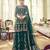 Teal Green Wedding Wear Designer Sharara Suit