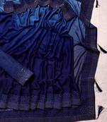  Womens Designer  Silk  Saree With Designer Blouse