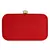 Adorn Embellished Faux Silk Clutch Red & multi