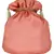 Dazzle Embellished Faux Silk Potli Peach & Multicolour