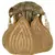 Lotus Embellished Faux Silk Potli Gold