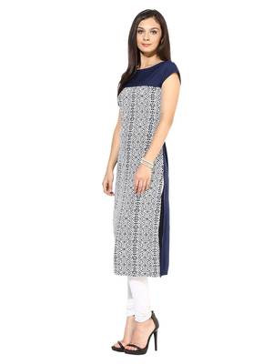 Women's Straight Crepe Kurti 2