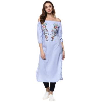 Casual Wear Multicoloured Kurti 1