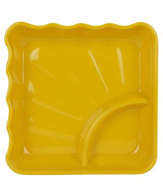 Yellow Square High Grade Melamine Quarter Serving Plates ( 6 inches x 6 inches ) - Set of 12 2