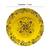 Yellow Heavy Round High Grade Melamine Quarter Serving Plates ( 7 inches Diameter ) - Set of 6