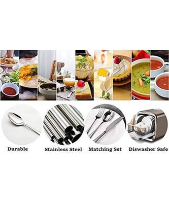 12 Pieces Stainless Steel High Grade Cutlery Set ( 12 Table Spoon ) 4