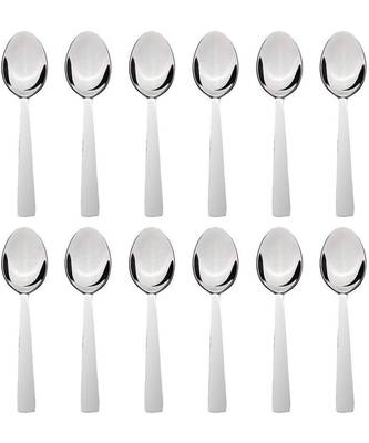 12 Pieces Stainless Steel High Grade Dinner Spoon Set 1