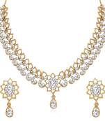 White diamond necklace-sets