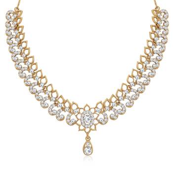 White diamond necklace-sets 2