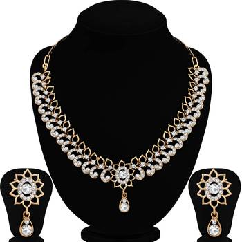 White diamond necklace-sets 3