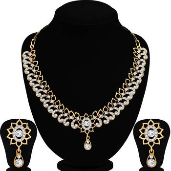 White diamond necklace-sets 4