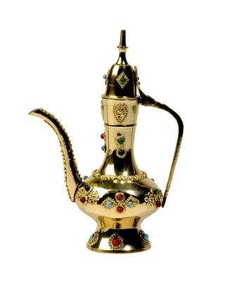 Antique Gemstone Brass Surahi Handicraft Gift -101 1