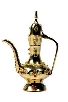 Antique Gemstone Brass Surahi Handicraft Gift -101