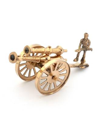Brass Rajasthani Canon Handicraft Home Decor -147 2