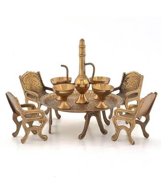 Unique Design Dining Table Chair Maharaja Set -196 2