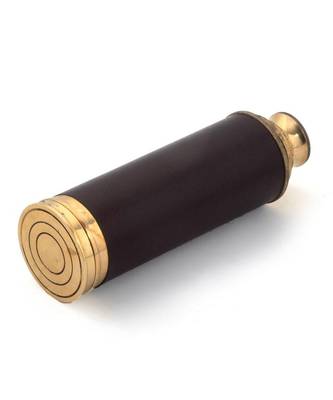 Royal Real Telescope in Pure Brass and Leather 199 2