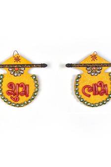 Designer Kundan Matki Shubh Labh Door Hanging 255