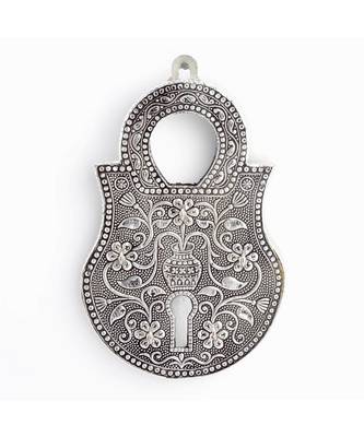 Jaipuri Oxidized 5 Key Holder in White Metal 295 1