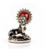 White Metal Lord Ladoo Gopal Krishna Puja Idol 318