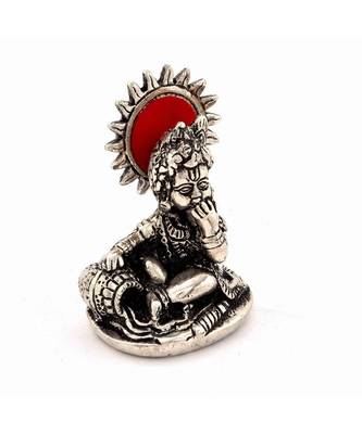 White Metal Lord Ladoo Gopal Krishna Puja Idol 318 2