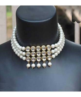 Kundan And Pearl Choker 1