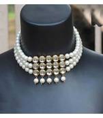 Kundan And Pearl Choker