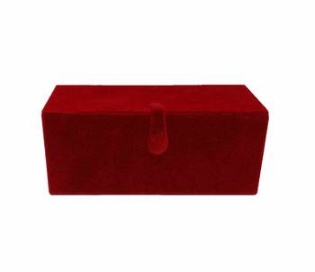 atorakushon   Velvet Combo Jewellery Box Ring Box Earrings Necklace Organiser for Women's 2pcs  (Cream) 5