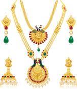 Gold pearl jewellery-combo
