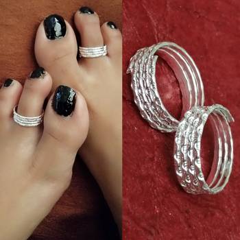 Silver toe-rings 1