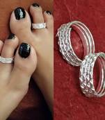 Silver toe-rings