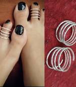 Silver toe-rings