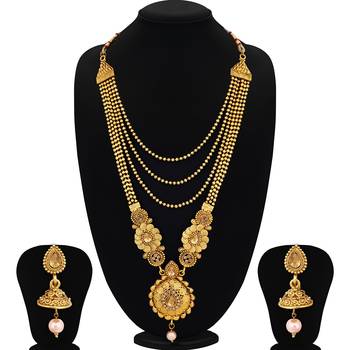 Gold diamond necklace-sets 2