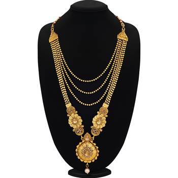 Gold diamond necklace-sets 4