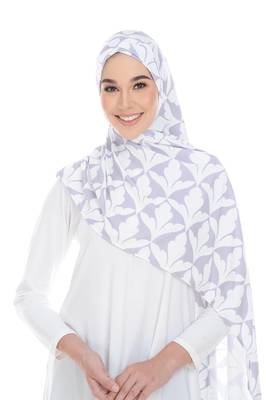  Justkartit Floral Printed Cap Style Instant Stitched Scarf Hijab For Women 2