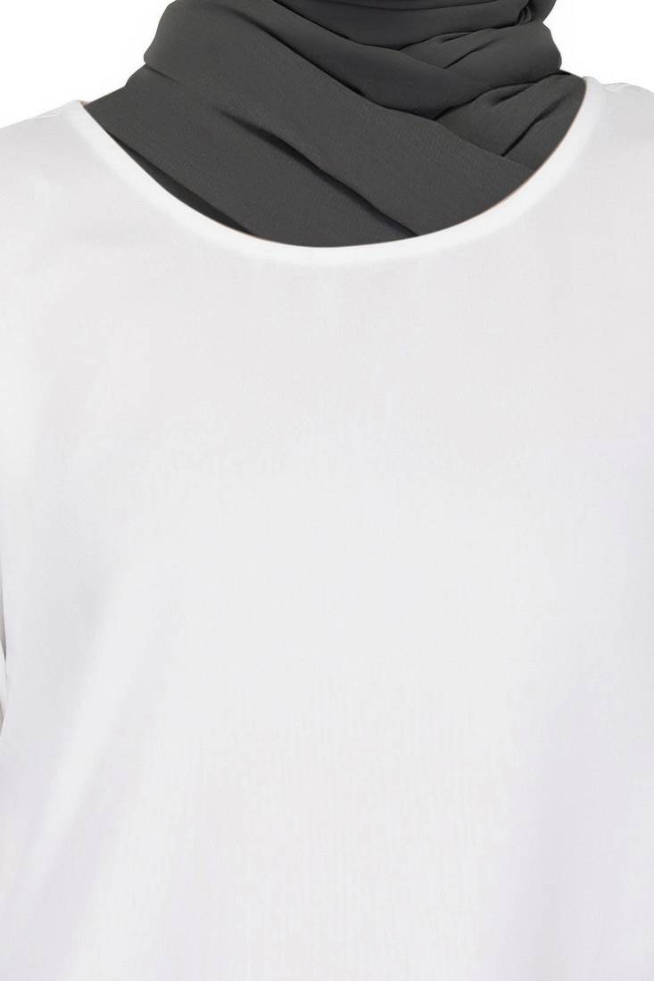 Basics White Tunic By Ruqsar