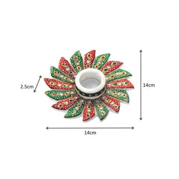 Marble Flower Shaped Candle Holder 2