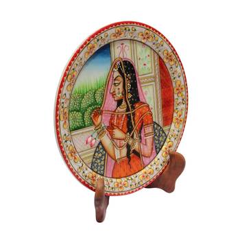 Banithani Painted On Marble Pate 2