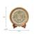Handicrafts Paradise Marble Plate With Mughal Peacock Theme Hpmr15159