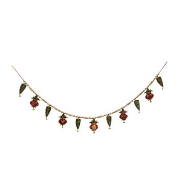 Door Hanging Bandhanwar in Metal shubh labh and shree ganesha nama 1