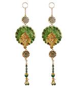 Door Hanging Pair Peacock feather shaped