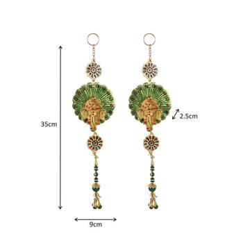 Door Hanging Pair Peacock feather shaped 2