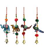 Door Hanging set of 4 pc Elephant , Camel , Parrot and Peacock