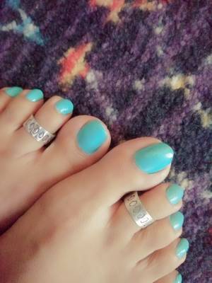 German Silver Toe Ring 1