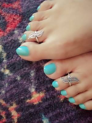 German Silver Toe Ring 1